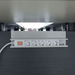 국산 무타공 멀티탭 거치대 책상 걸이형 파티션 선반 사무실 정리 정리함 실사용 후기 | 효과 있을까? - 상품 이미지 1