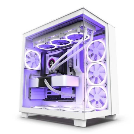 NZXT NZXT H9 Flow (화이트) 미들타워케이스