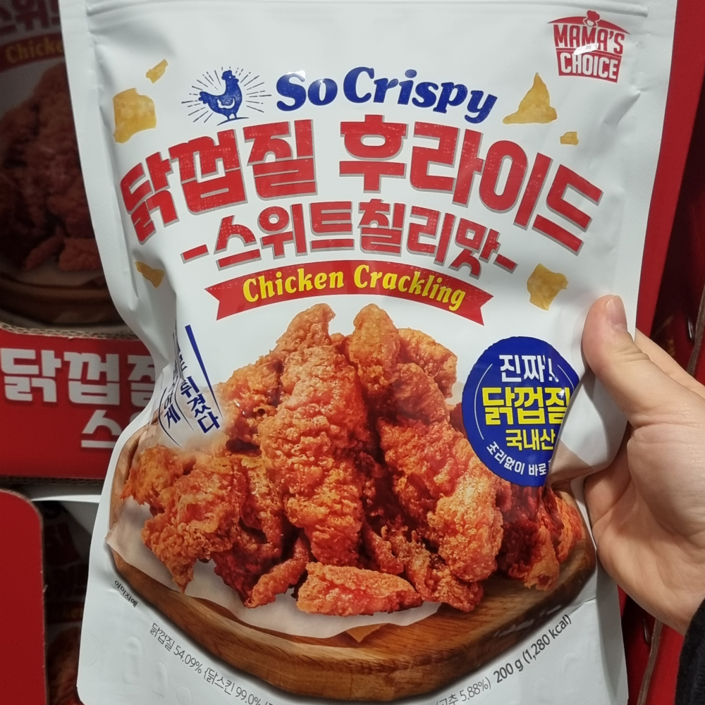 바삭 닭껍질튀김 스위트칠리맛 고단백 간식 - 메인 이미지