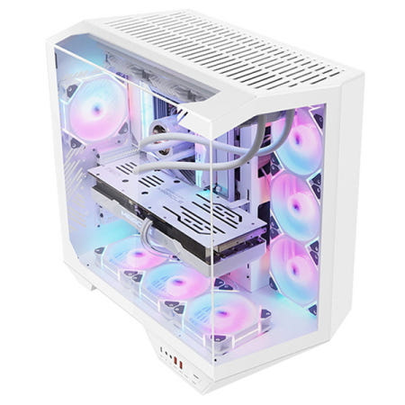 darkFlash DY470 ARGB 강화유리 (화이트) 미들타워케이스