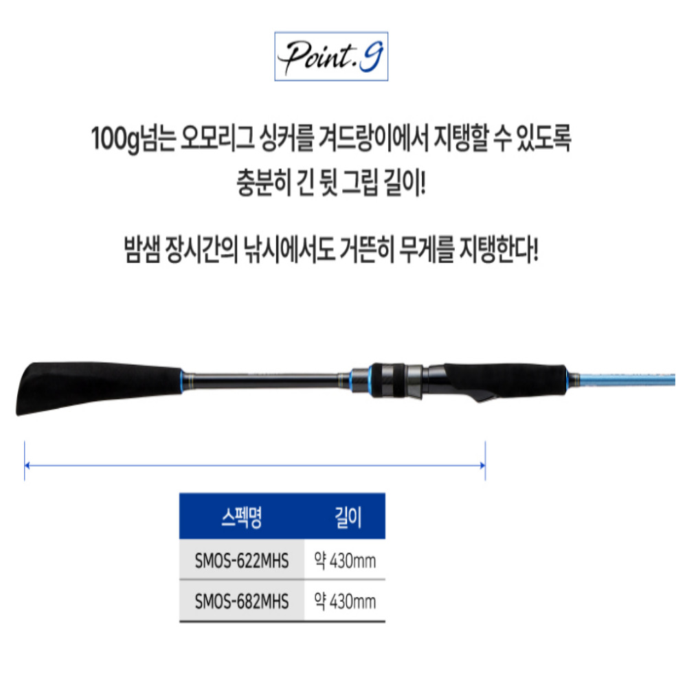 아부가르시아 25 솔티파이터 MX 오모리그 한치 갈치 텐빈 낚시대 한치대 - 상세 이미지 3