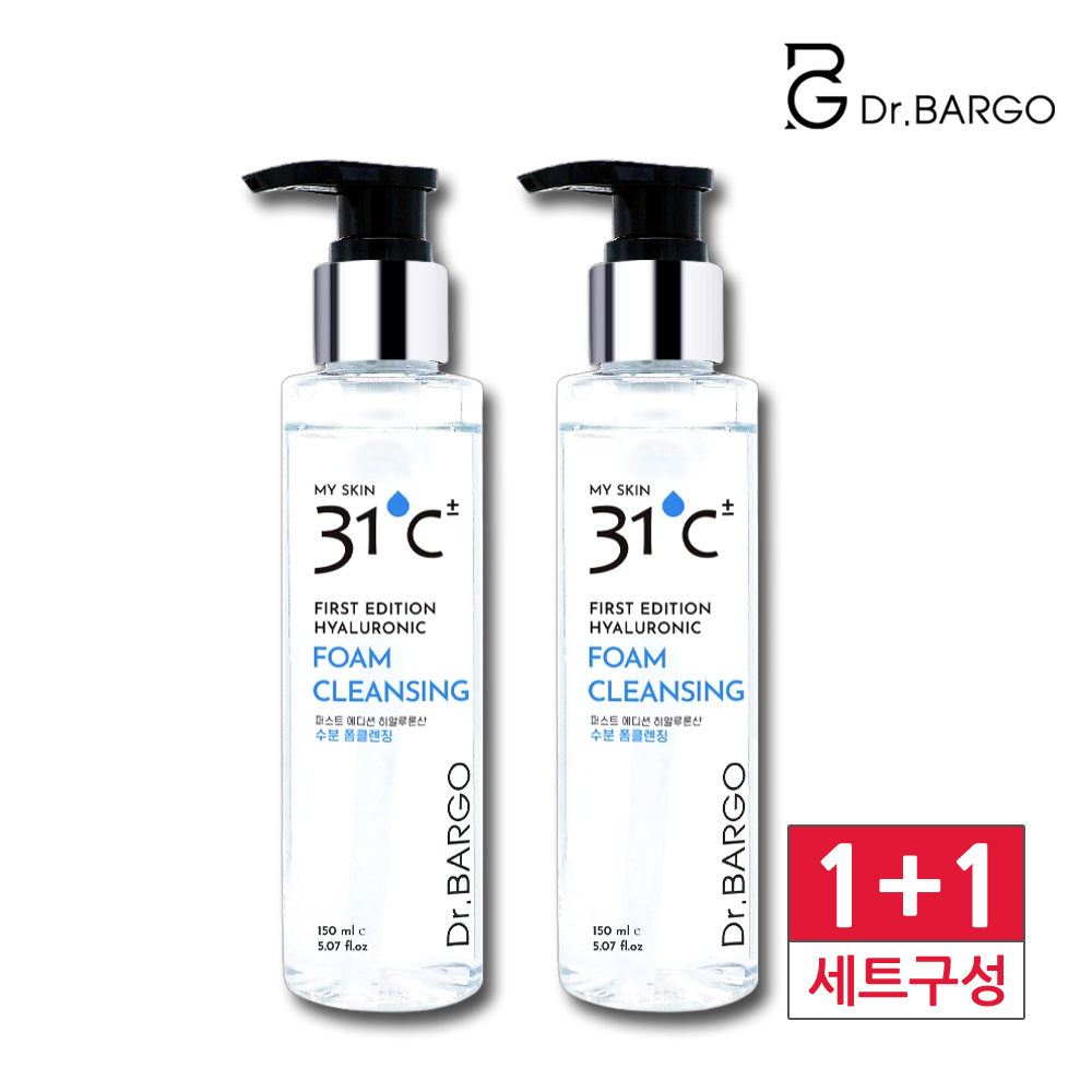 1+1 히알루론산 폼클렌징 약산성 저자극 폼클렌저 세안제 150ml - 상품 이미지
