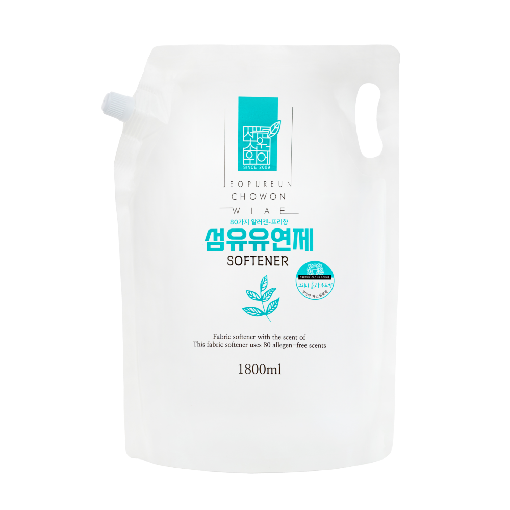 80가지 알러지프리 리필 일반드럼(클라우드향) 1800ml 섬유유연제 - 상세 이미지 2