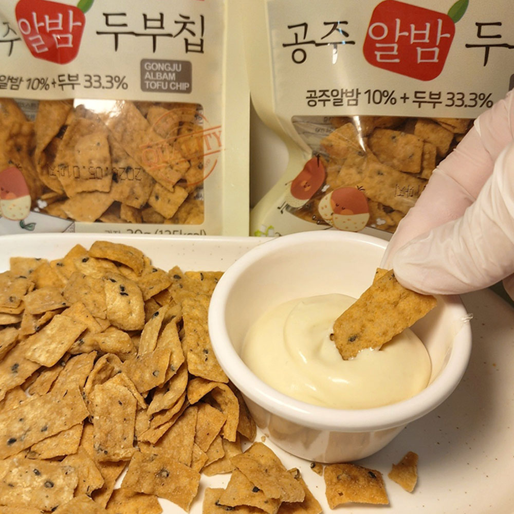 공주알밤 건강간식 두부칩 두부과자 30g 10봉 - 상세 이미지 2