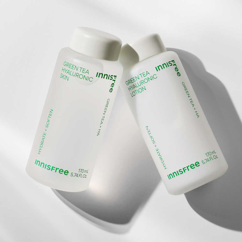 이니스프리 그린티 씨드 히알루론산 스킨케어 세트 2종, 스킨+로션 제품 이미지