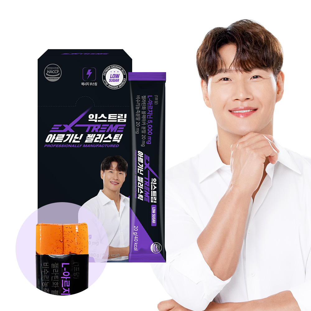 익스트림 김종국 아르기닌 젤리스틱 5,000mg 14포, 1개