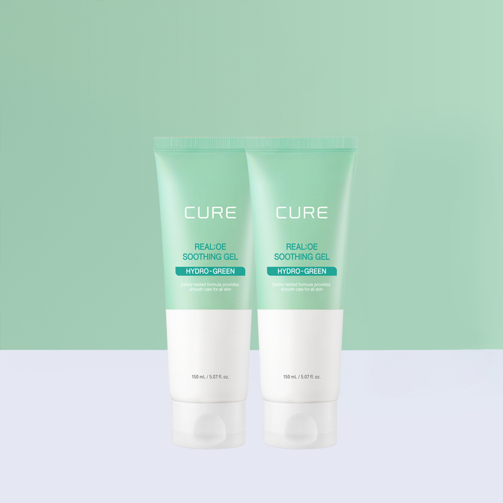 [김정문알로에] 큐어 리알로에 수딩젤 150ml, 2개