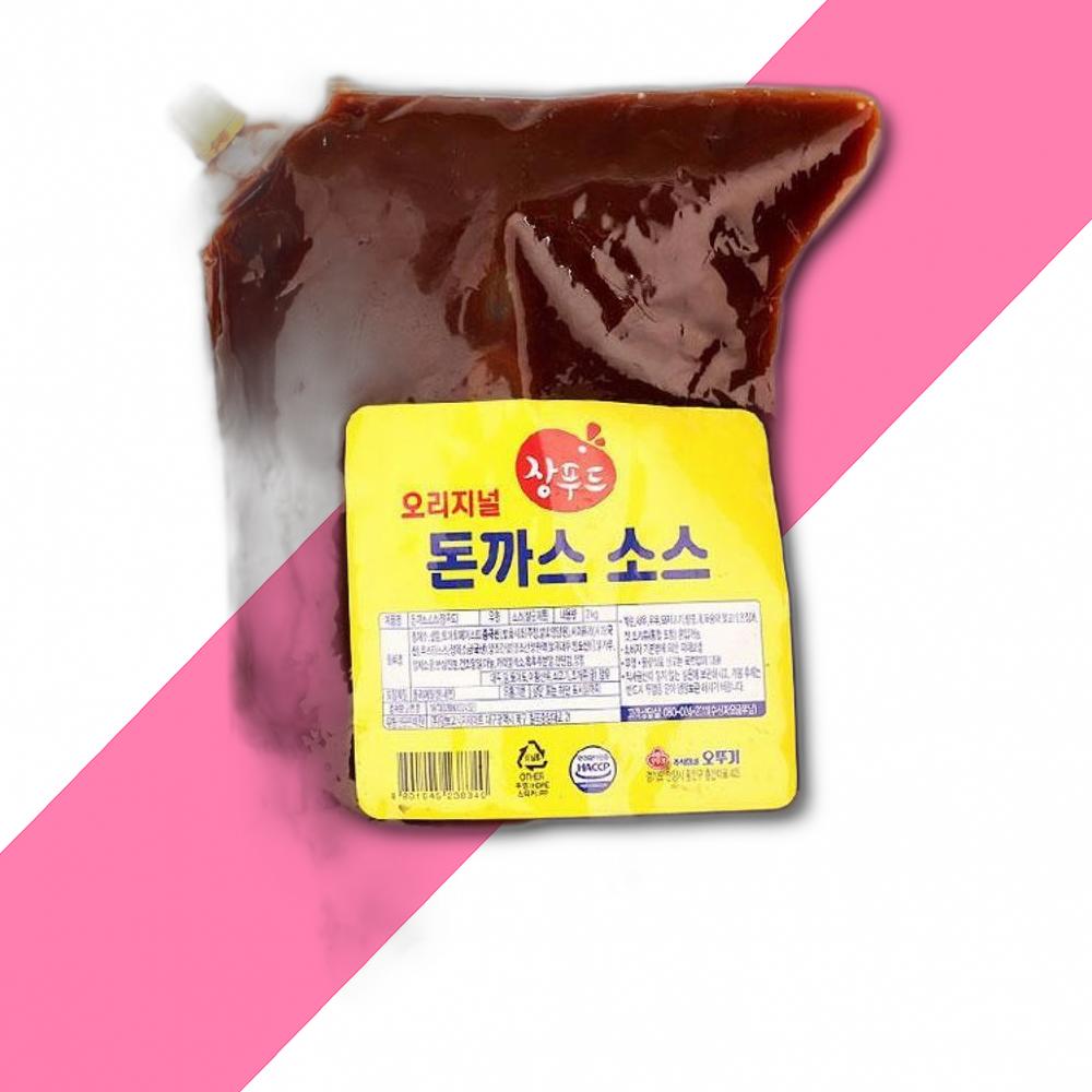 오뚜기 장돈까스 소스 2KG 오뚜기 장푸드 돈까스 소스 : 은혜의집