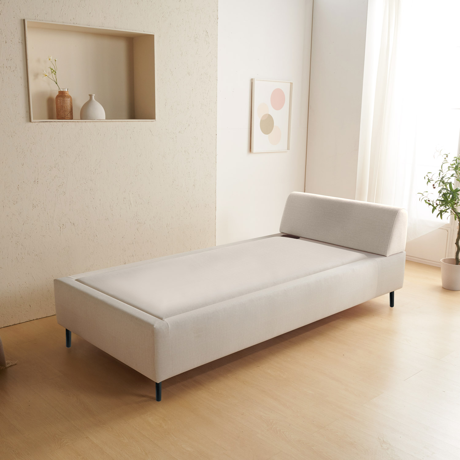 1+1 가보건강침대 황토 밀양흙침대 세라믹볼 세라믹스 돌침대 싱글 패브릭 S로웰SE