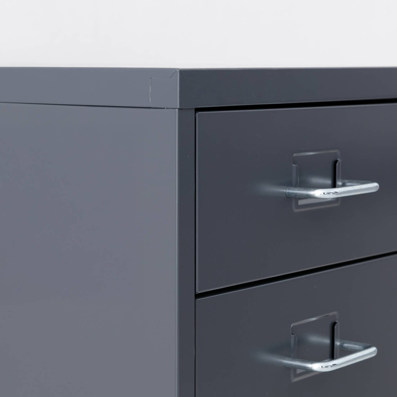 OFFICY 서랍장 280mmx410mmx685mm, 2.2단, 다크그레이 2786.7549 - 상세 이미지 4
