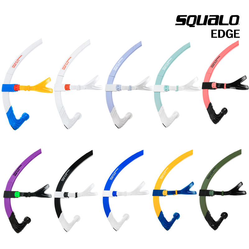 스쿠알로 SQUALO 센터스노클 엣지 FO-2/FO-3  수영 강습용 훈련 연습용품 총모음전 : 제이비-컴퍼니