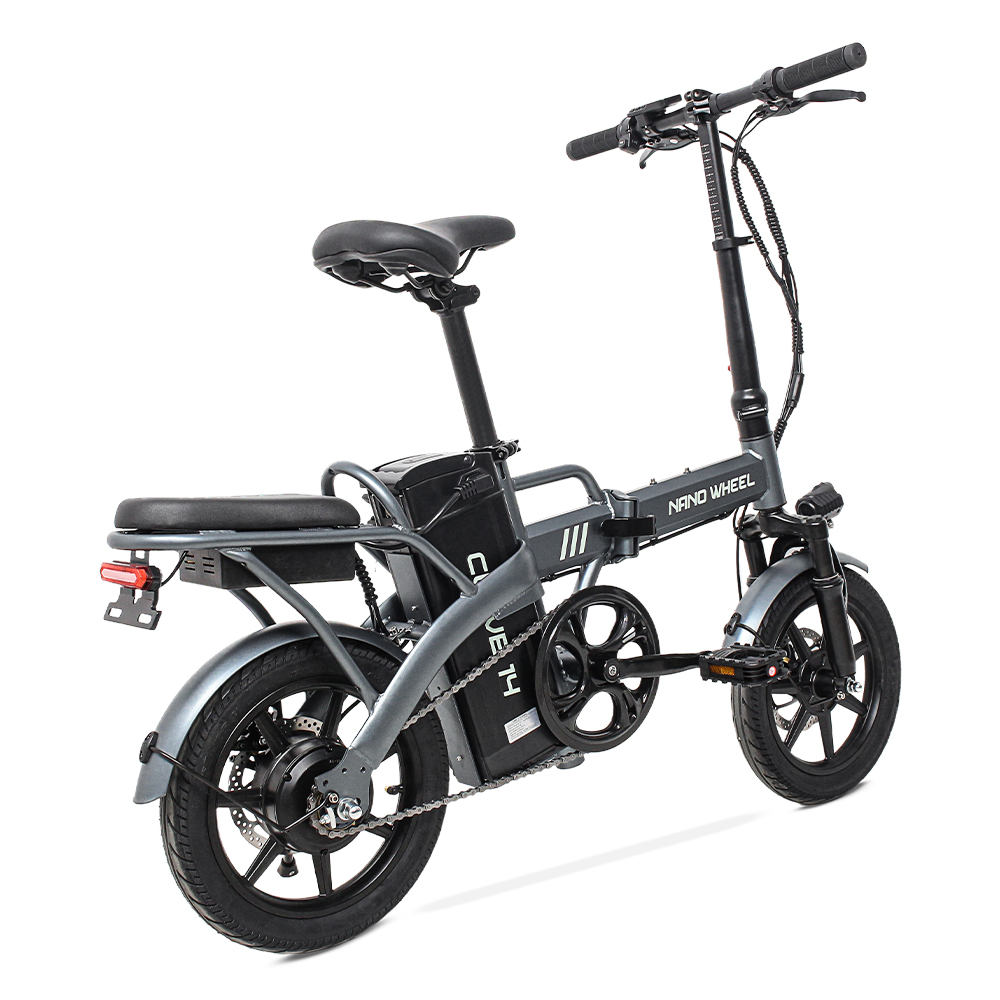 나노휠 커브14 접이식 면허필요없는 전동 전기자전거 36V 8Ah 이미지 4