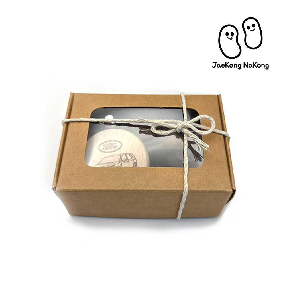 재콩나콩 차키링 새차선물 우드 각인 가죽 자동차 키홀더 커플 선물 커스텀 핸드메이드