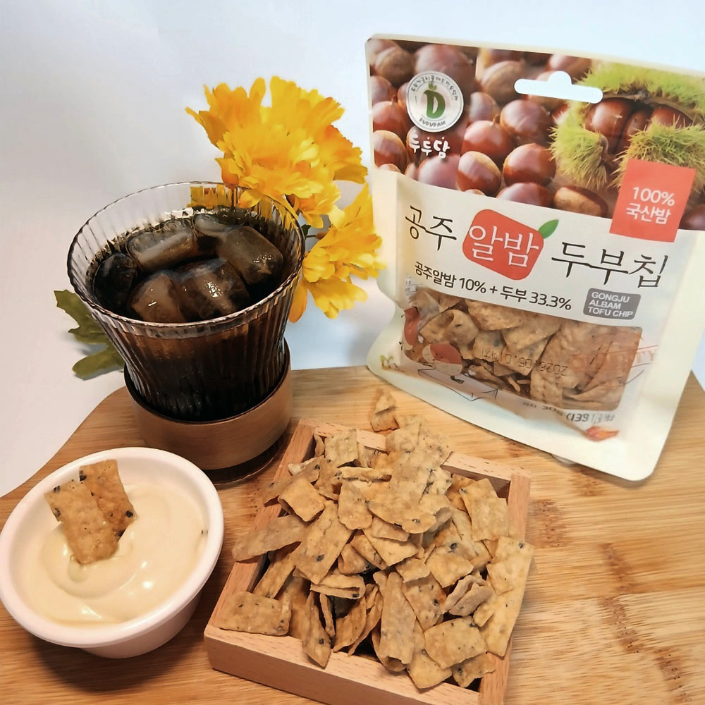 공주알밤 건강간식 두부칩 두부과자 30g 10봉 - 상세 이미지 3