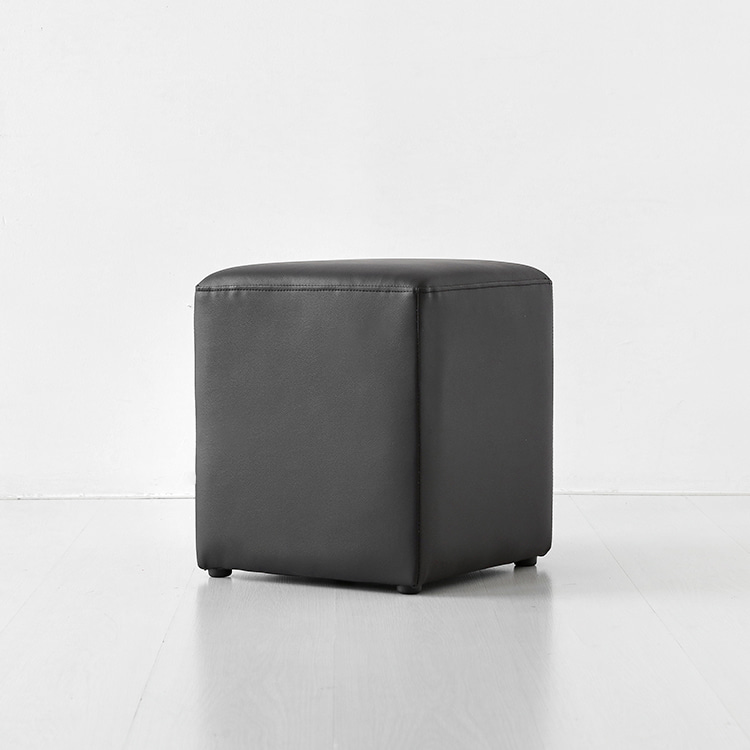 앰보 사각스툴 블랙브라운 3600.4421