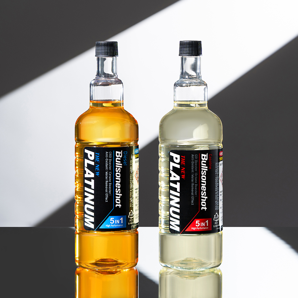 (+물주머니)[1+1이벤트]5in1 불스원샷 THE NEW 플래티넘 연료첨가제 500ml 휘발유
