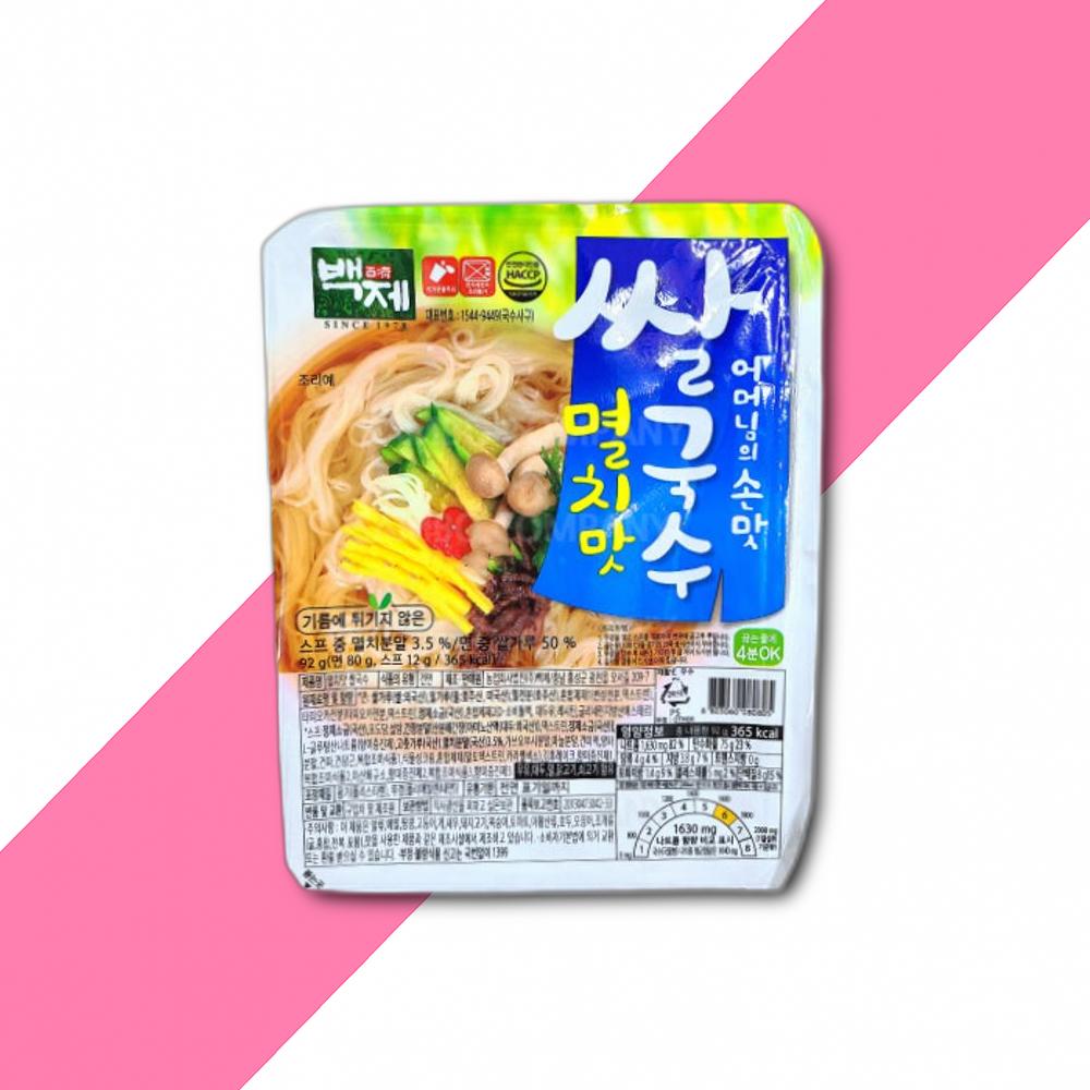 백제 멸치맛쌀국수 멸치맛쌀국수 1개 : 바이미스토어