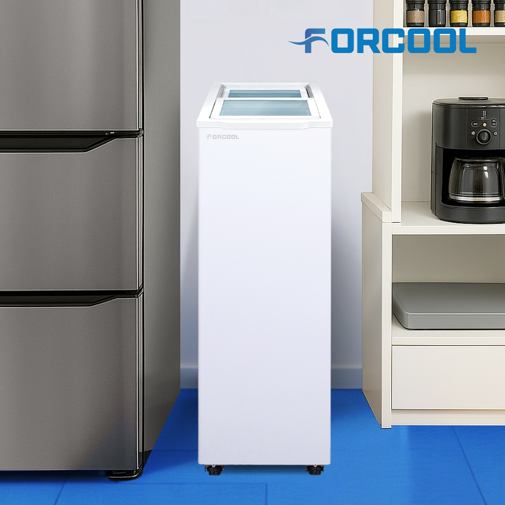 포쿨 미니냉동고 소형 가정용 급속 원룸 업소용 음식물쓰레기 슬림핏 업소용 62L