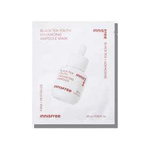 이니스프리 블랙티 유스 인핸싱 앰플 마스크 28mL 솔직 후기 | 피부 타입별 분석 - 상품 이미지 3