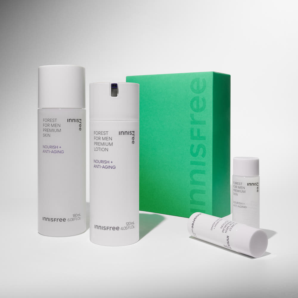 이니스프리 이니스프리 포레스트 포맨 프리미엄 스킨케어 2종 세트 스킨 180mL 로션 120mL