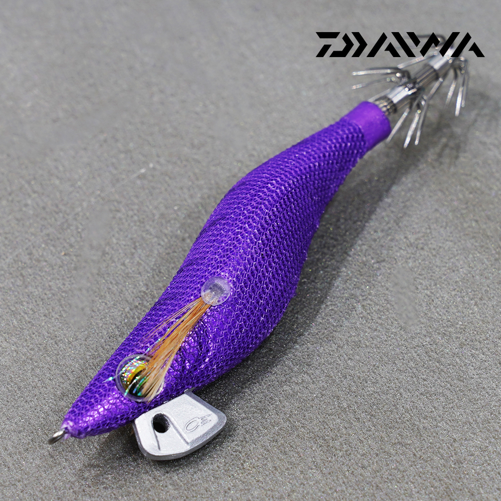 다이와 틴셀 에기 에메랄다스 드로퍼 갑오징어 쭈꾸미 한치 드롭퍼 케이무라퍼플-퍼플(400605), 2.5호