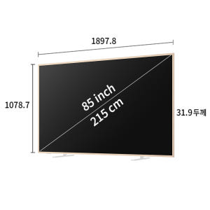 TCL 4K QLED 프레임 TV A300W, 스탠드형 X 상세 이미지 3