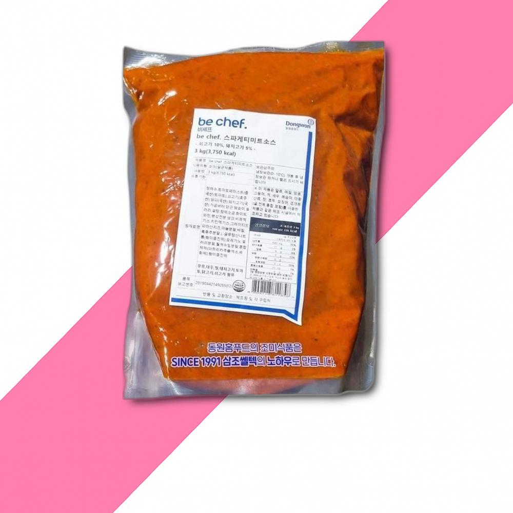 삼조 스파게티소스 미트M 3KG x1개 : 다드림유통