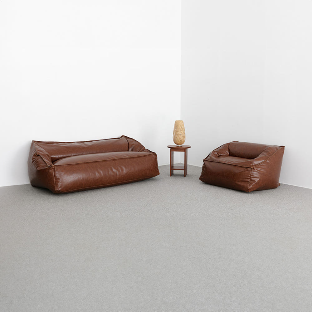 앰보 1인 빈백소파 LS030 브라운 5068.1466