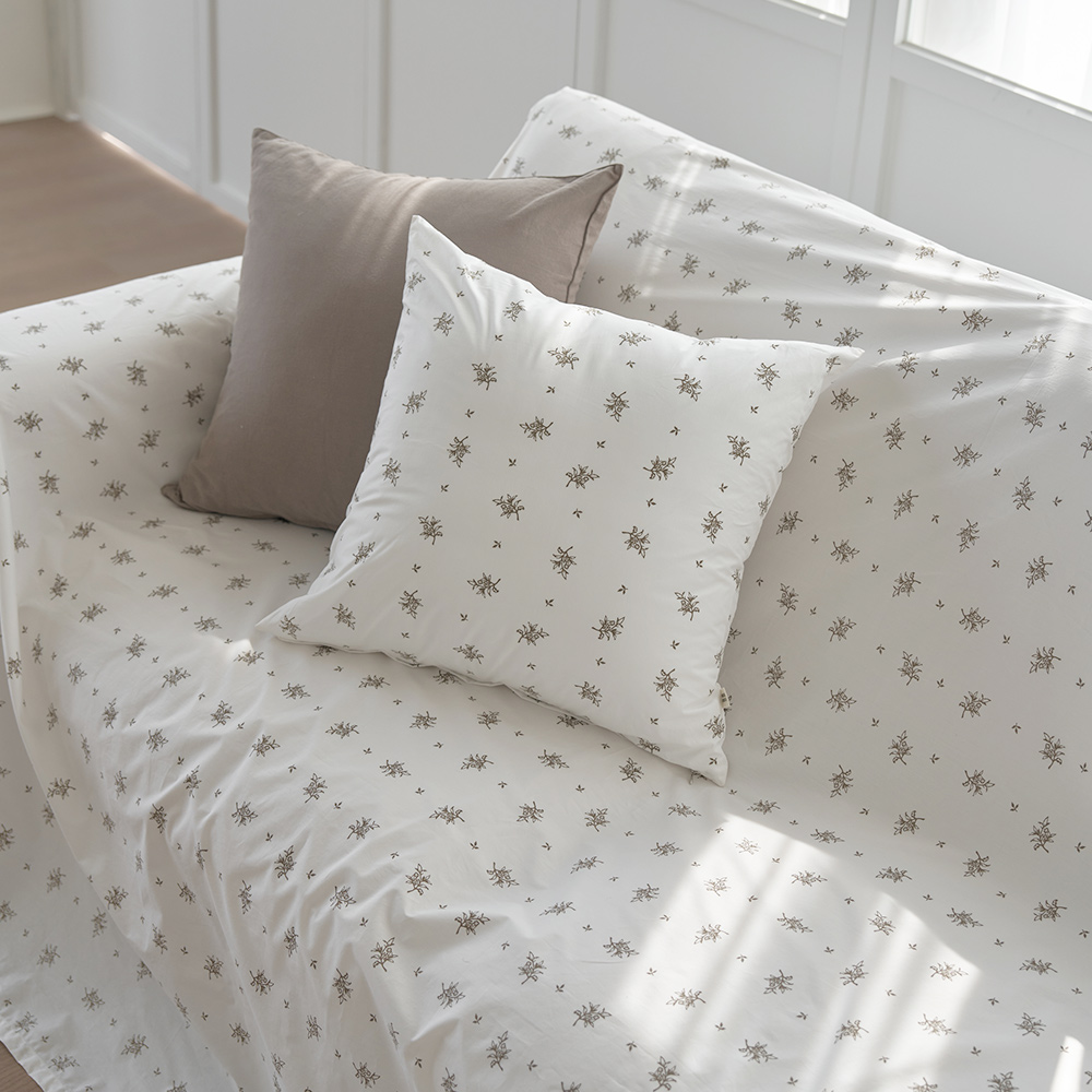 블랑 쇼파커버 가리개 덮개 프리미엄 60수 고밀도 순면 100% 1 2인용