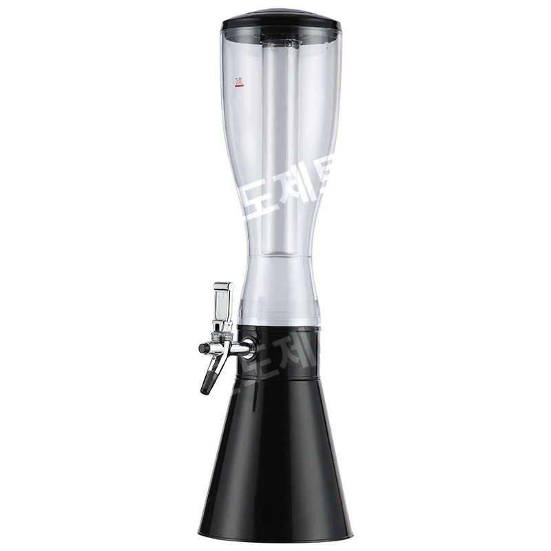 맥주제조기 케그 디스펜서 폭탄주 메이커 음료 용기 타워 3L SD19 짙은녹색 - 상품 이미지