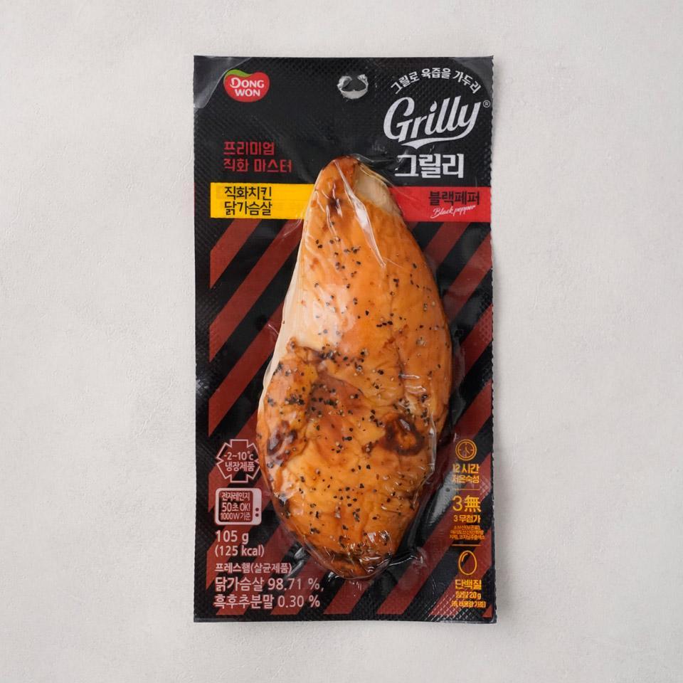 메가마트 동원 그릴리황금닭가슴살 블랙페퍼 105gx10개