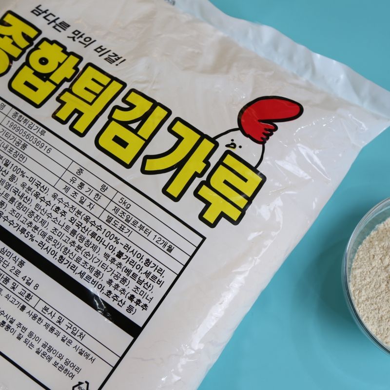 삼미식품 치킨파우더 종합튀김가루 5KG 양념 후라이드 겸용 - 상세 이미지 2