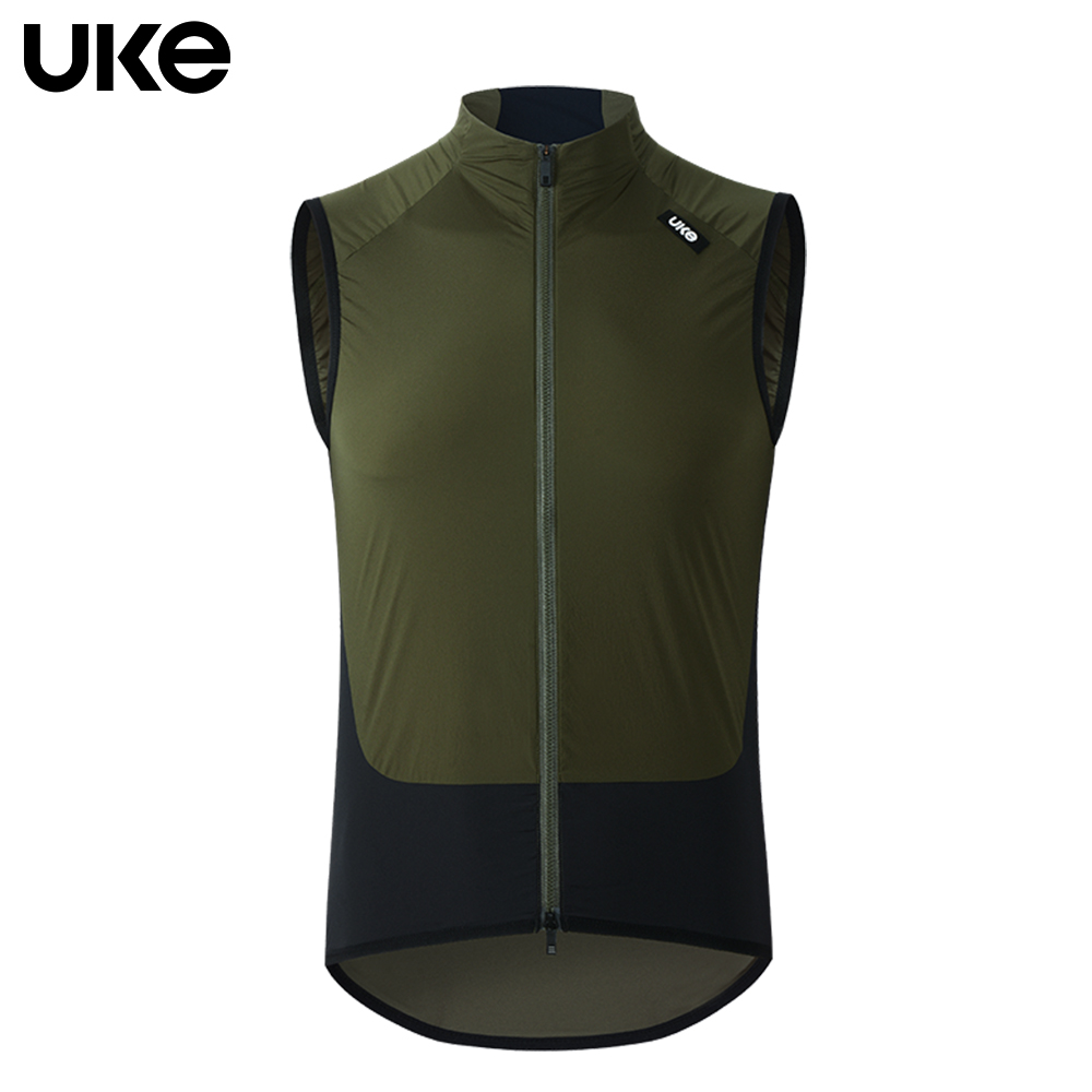 유키 GM001 자전거 질렛 바람막이 조끼 남성용 Gilet CL-1 Yixing - OliveGreen - 상품 이미지