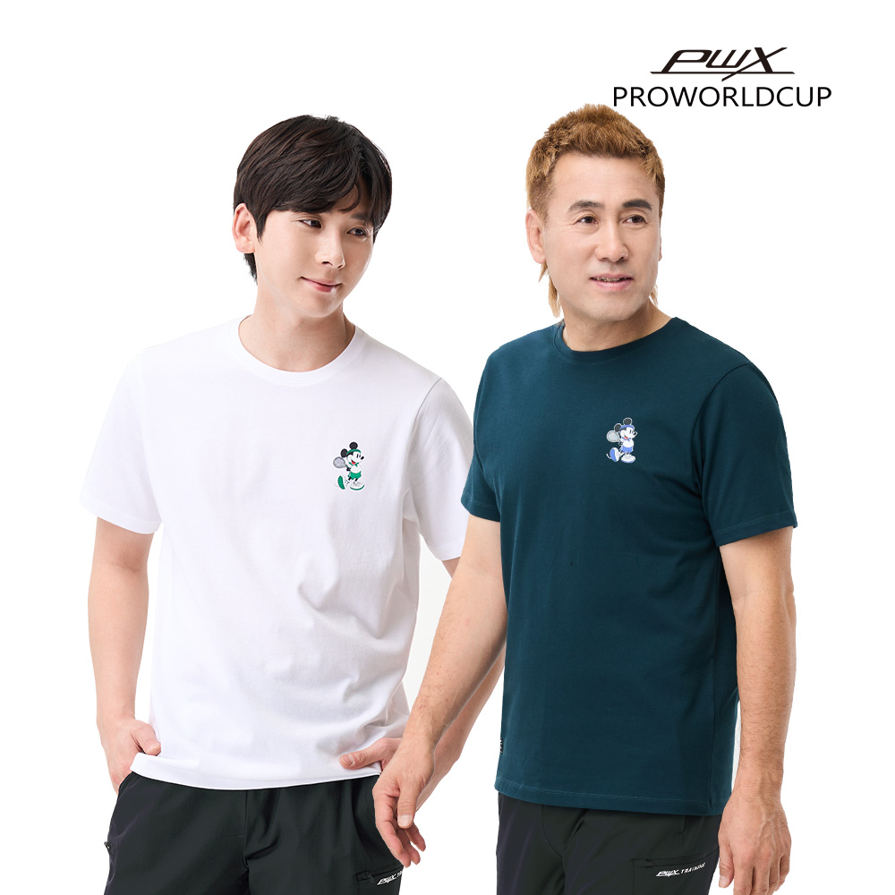 디즈니 남녀공용 남성 라운드티셔츠 D223-3545-46 - 상세 이미지 2