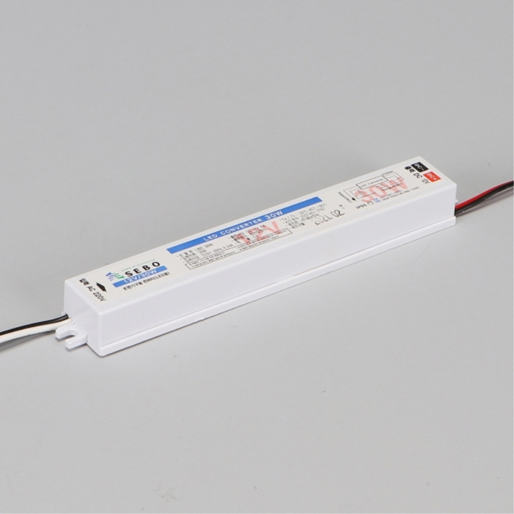 국산 LED 컨버터 SMPS DC12V 30W LNS30W 방수 안정기 세보전자 - 상세 이미지 2
