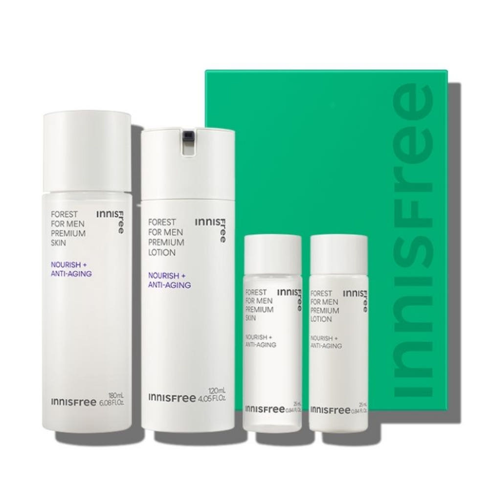 이니스프리 포레스트 포맨 프리미엄 스킨케어 2종 세트 (스킨 180mL + 로션 120mL) 이미지 2