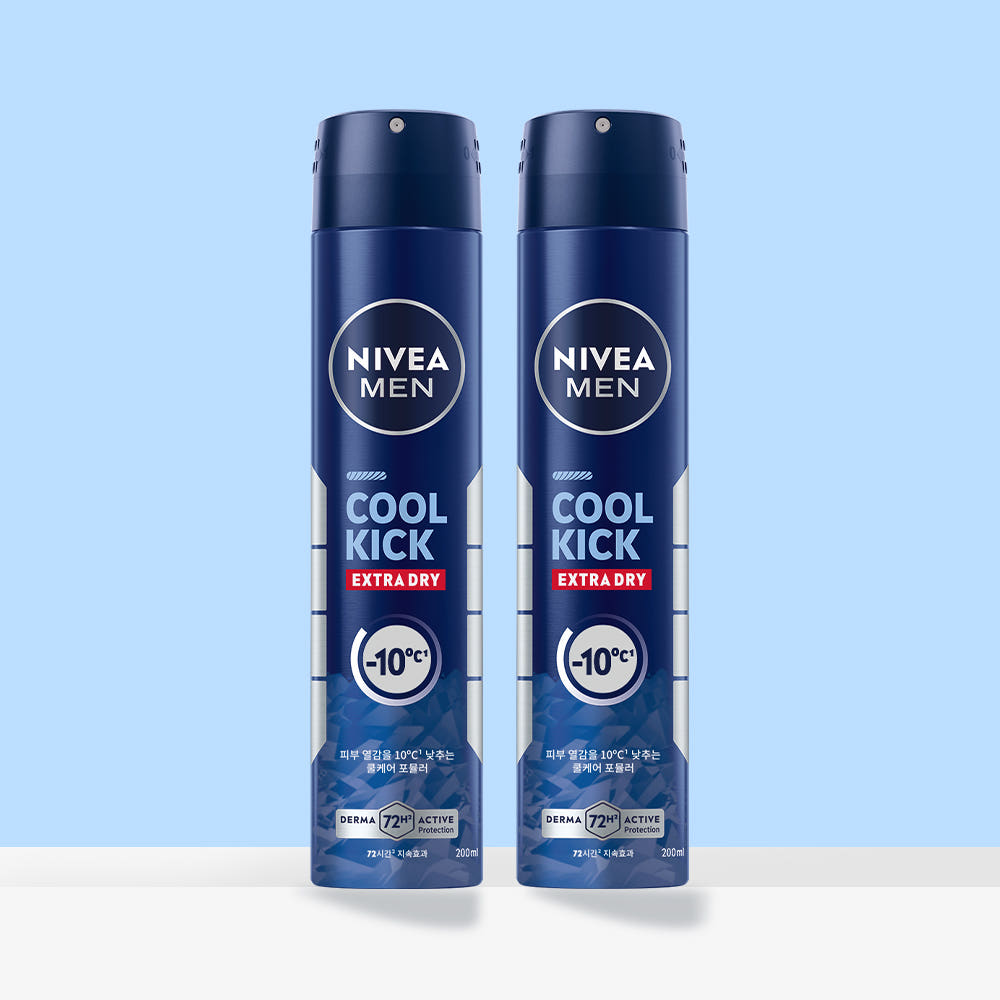 니베아 맨 데오드란트 스프레이 쿨 킥 200ml X 2개 가격 추이 니베아 브랜드샵 니베아 맨 데오드란트 스프레이 쿨 킥 200ml X 2개 - 최저가 15,500원