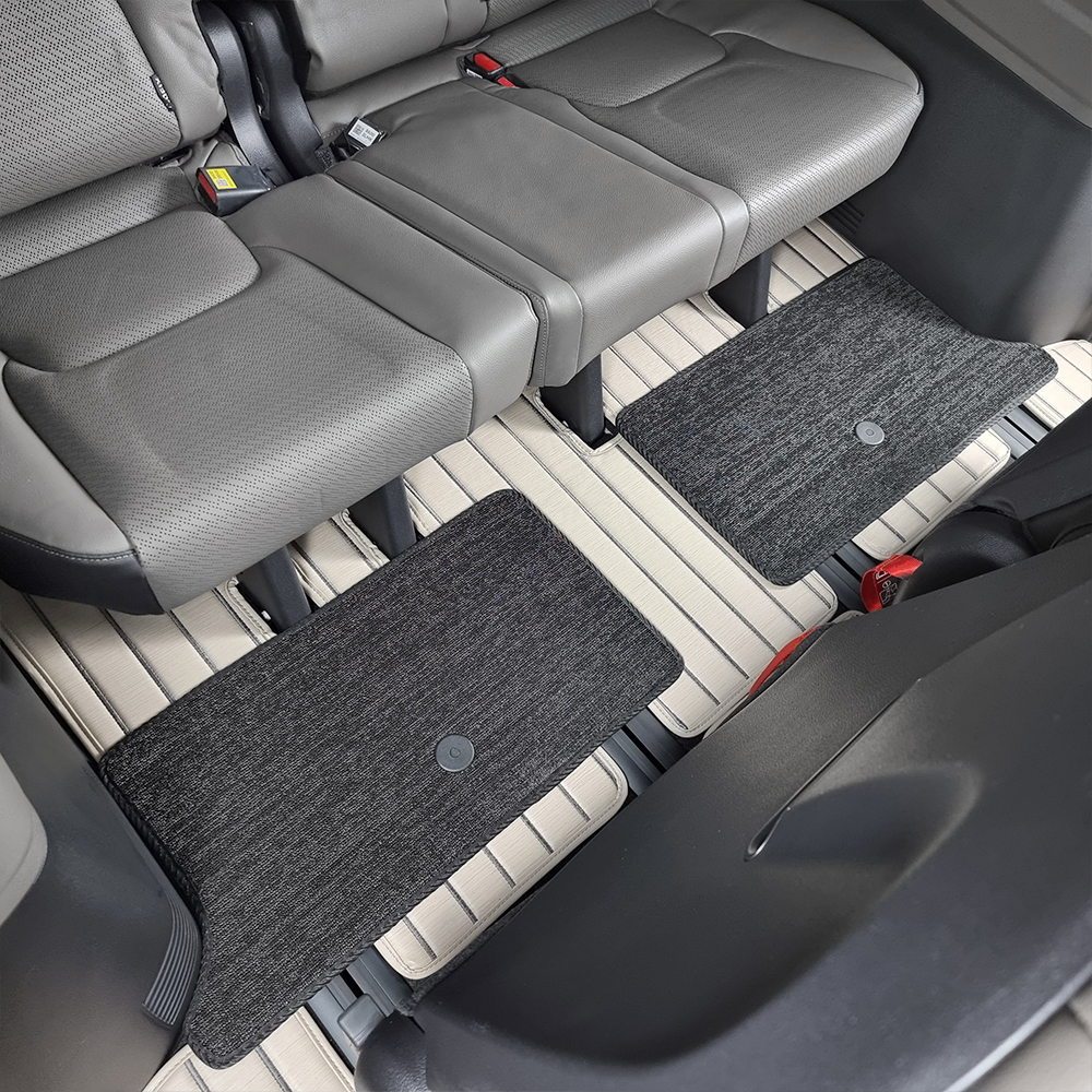 모노륨매트 4세대 카니발 (21-26년형) 7인승 3열보조매트, 그레이