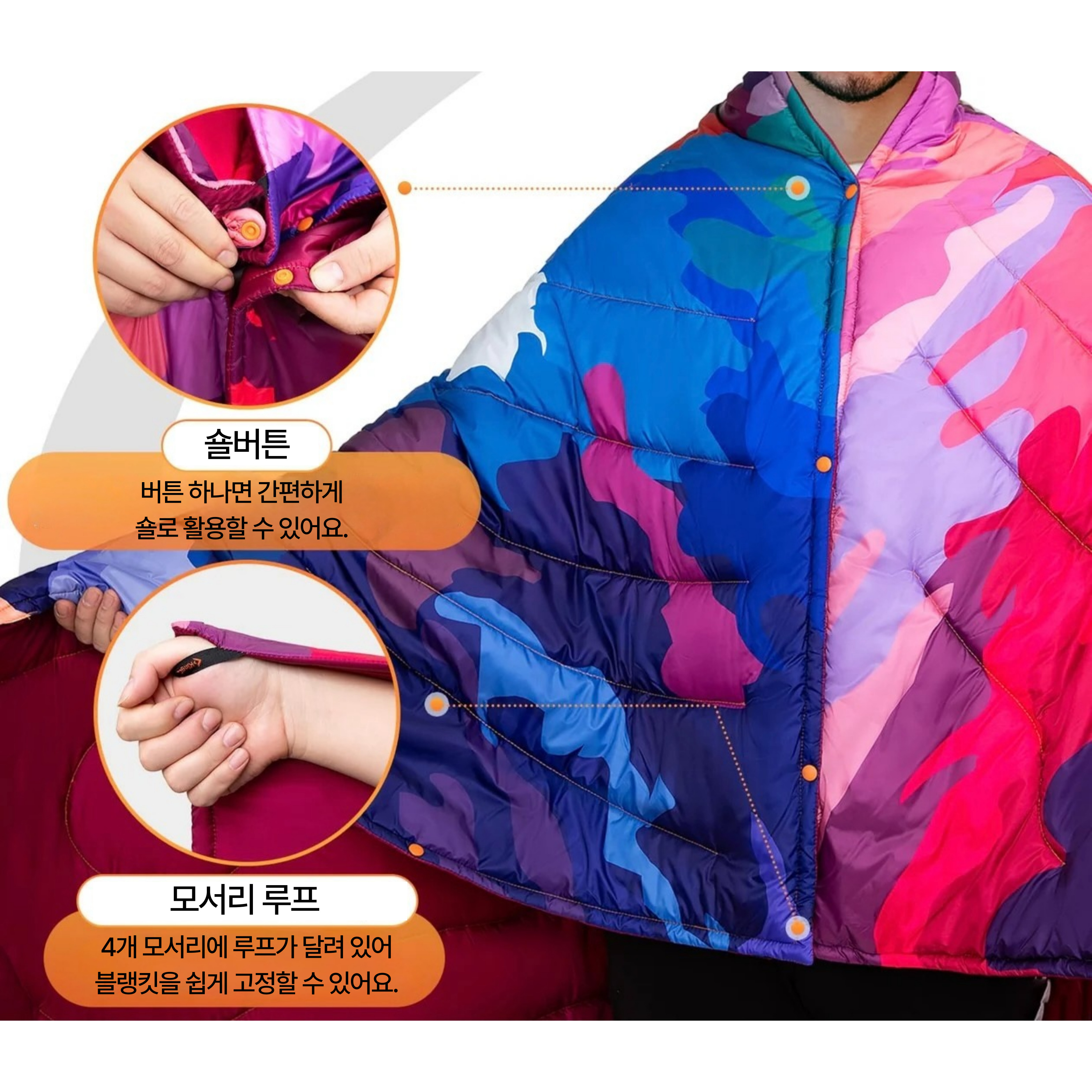 킹캠프 초경량 캠핑 블랭킷 침낭 겸용 이불 세탁 가능 KS2435 SMART 150 XL - 상세 이미지 5