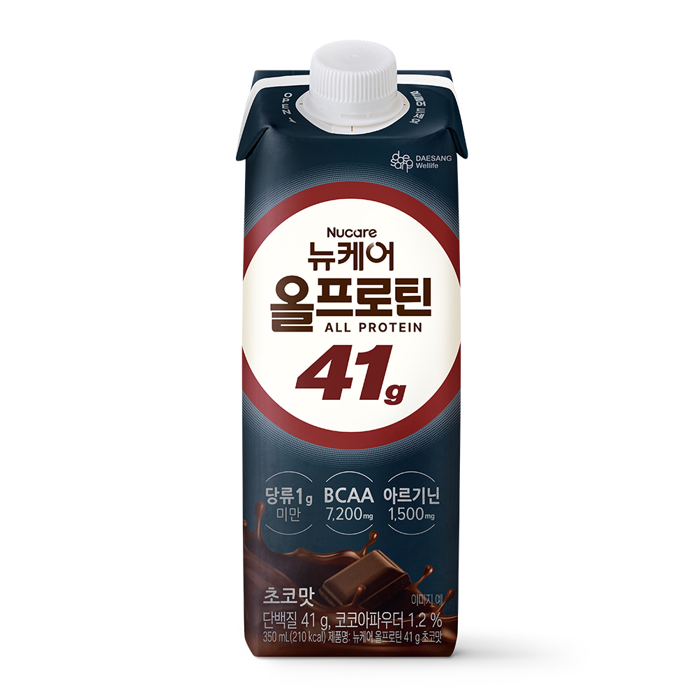 [단백질 41g] 뉴케어 올프로틴 초코맛 350mL 18팩 단백질음료 - 상세 이미지 4