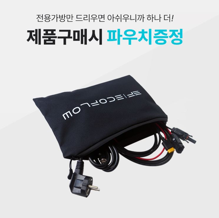 에코플로우 델타2 맥스 인산철 배터리 올인원 캠핑 차박 가방 세트