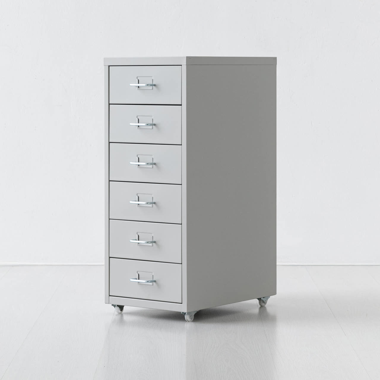 OFFICY 서랍장 280mmx410mmx685mm, 6단, 다크그레이 2403.1338 이미지 7