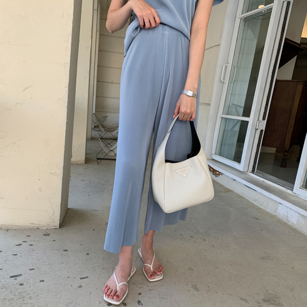 에르미르 플리츠 밴딩 팬츠 - 상세 이미지 3