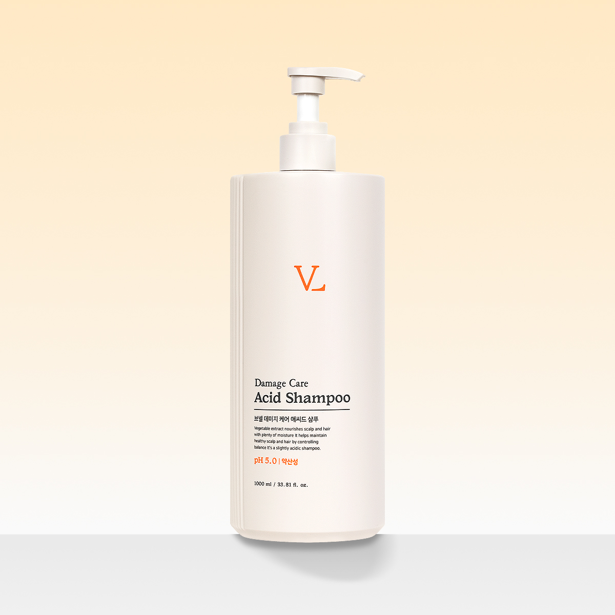 브넬 데미지 케어 애씨드 샴푸 1000ml | 약산성 샴푸 - 메인 이미지