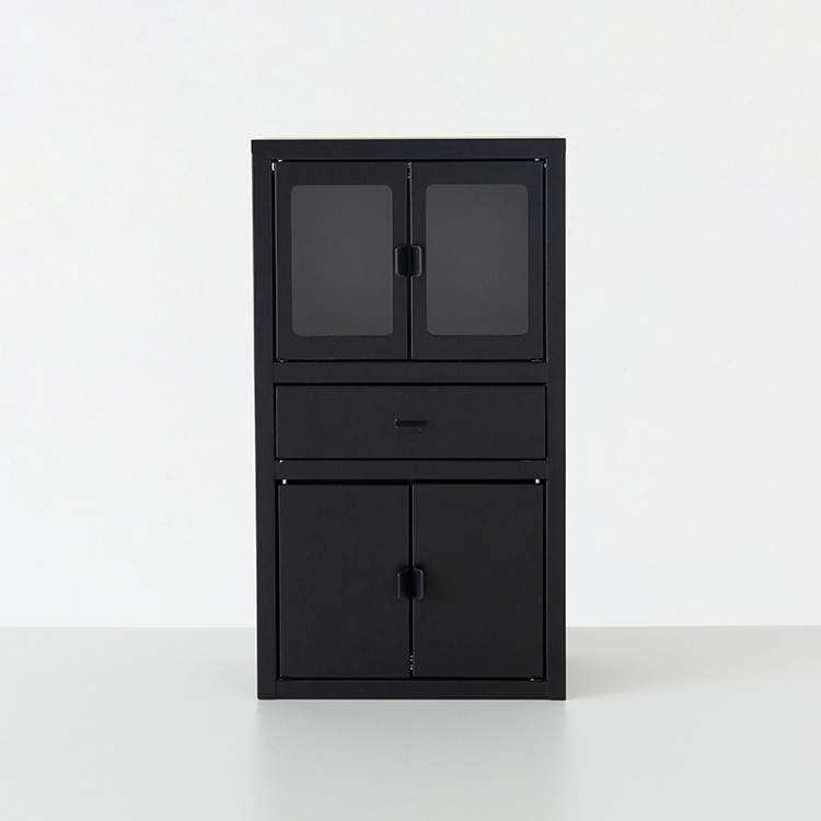 OFFICY 미니수납장 200mmx100mmx363mm, 3단, 옐로우 6719.3967 - 상세 이미지 5