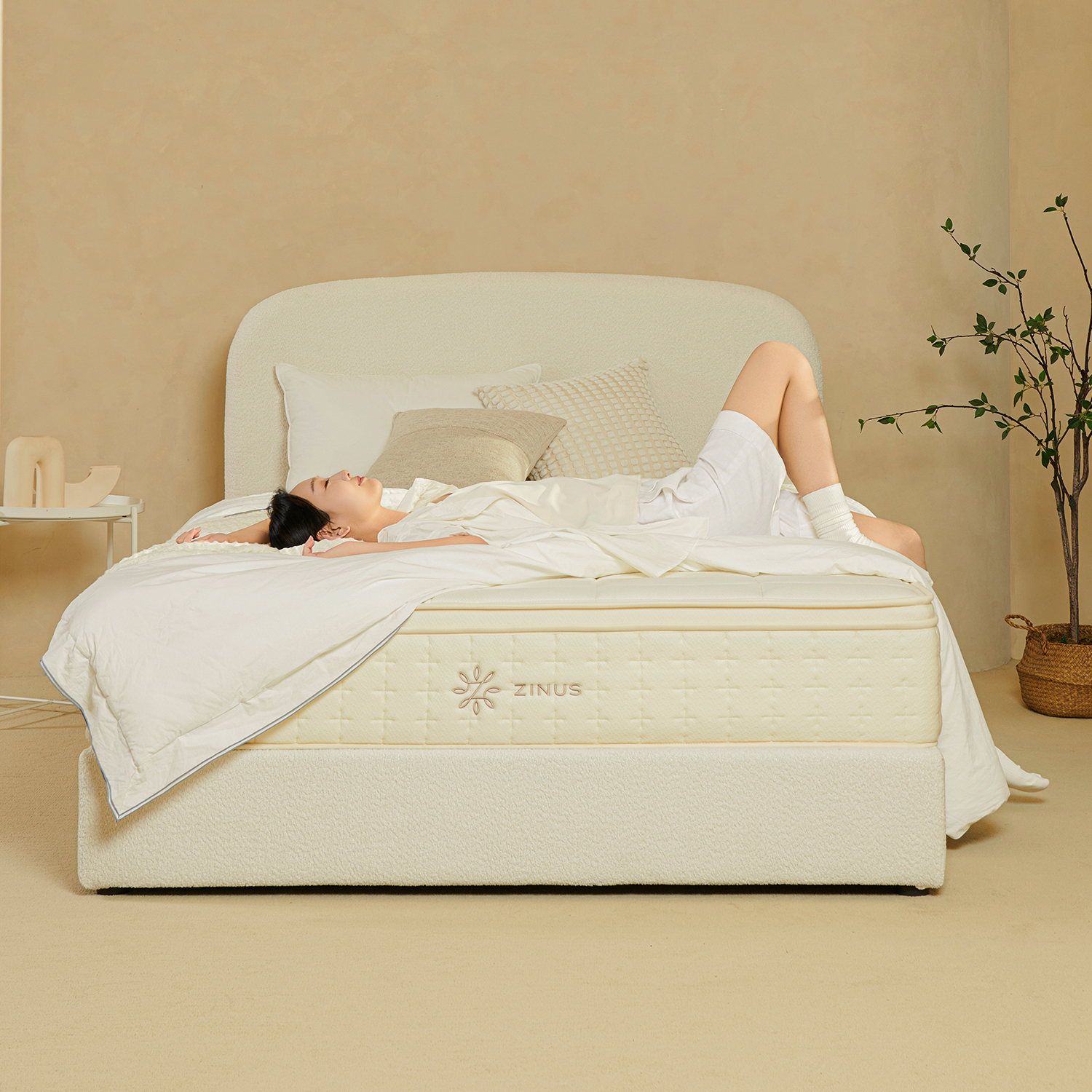 지누스 키스톤 스프링 매트리스 25cm, SS(슈퍼싱글), 하드