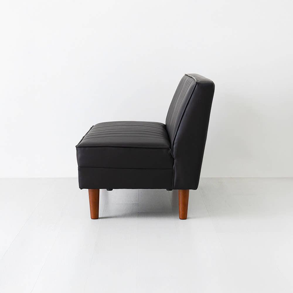 앰보 2인소파 일자형 블랙브라운 7105.7043