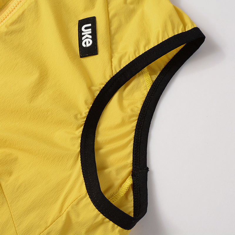 유키 GM001 자전거 질렛 바람막이 조끼 남성용 Gilet CL-1 Yixing - Yellow - 상세 이미지 5