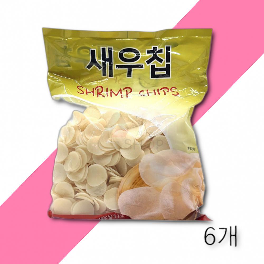 푸드올마켓 새우칩 1KG X 6개 : 은혜의집