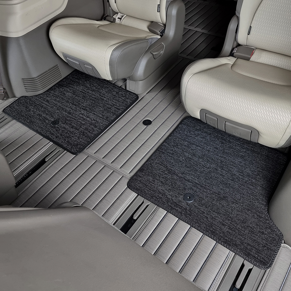 모노륨매트 4세대 카니발 (21-26년형) 9인승 3열보조매트, 그레이